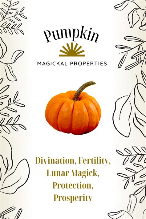 Pumpkkn magical properties